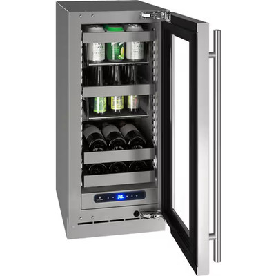 U-Line UHBV515SG41A 15 Inch Undercounter Beverage Center Stainless #6949 NEW