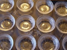 15 Stück Kompottschale Dessert Rosenthal Studio Line Nanny Still Blütenregen Gla