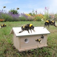 Hummelhaus Insektenhaus Holz Hummelkasten Nistkasten Insektenhotel Hummel Haus