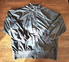 Nike Air Jordan Warm-Up Track Jacket Black Fleece Lined Full Zip Men's Size XXL