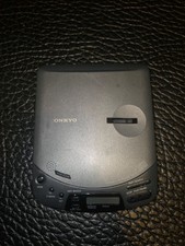 Vintage Onkyo CD Player DX-F71 Portable Black Compact Disc Digital Audio