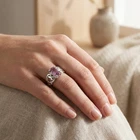 Burma Pristine Purple Spinel 1.51Ct 925 Sterling Silver Jewelry Rings Size 6.25