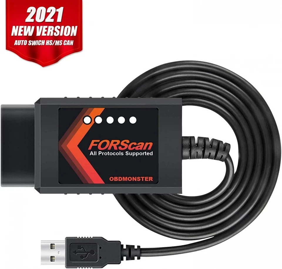 [FORScan Pro] Adaptador FORScan ELM327 OBD2 Compatible con F150 F250 y... Foto 2 de 4