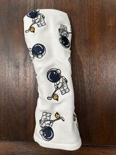 Premium leather golf club head cover