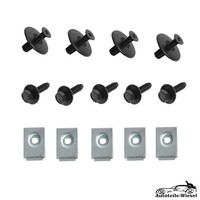 Unterfahrschutz Clips Set FüR Peugeot 3008 Van 307 Kombi Cabrio 308 CC Ab 96->