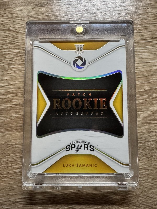 2019-2020 NBA Panini-Opulence Basketball #58/99  SA Spurs Luka Samanic RPA
