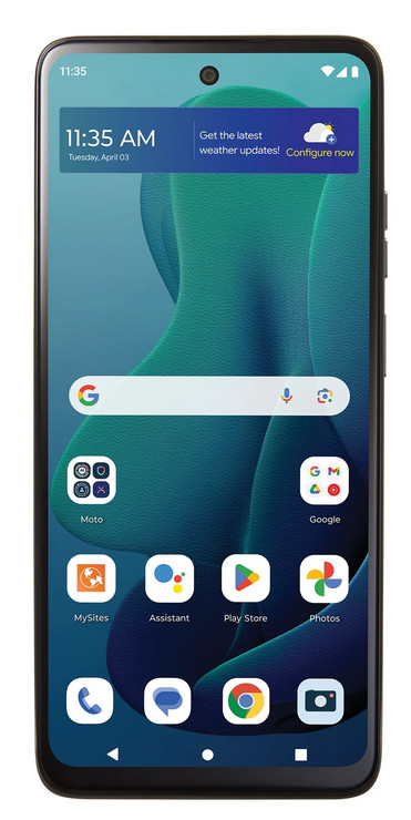 Motorola Moto G 5G 2024 128GB Sage Green TracFone Locked Very Good - second product detail image
