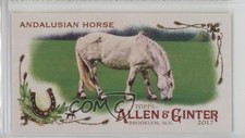 2017 Topps Allen & Ginter Horse in the Race Minis Andalusian Horse #HR-15 0t2
