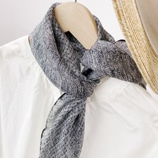 New High Luxury 100 Silk Sishiya Breathable Soft Printed Square Scarf 65cm 