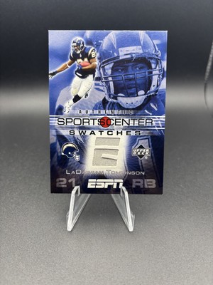 2005 Upper Deck Sportscenter Swatches LaDainian Tomlinson ESPN Game-Worn
