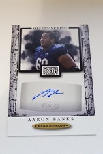 2021 Sage Premier Draft - Autographs Aaron Banks #A68 (AU, RC)