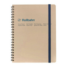 Delfonics Rollbahn Spiral Classic Notebooks: 6-1/2 in. x 8-1/2 in. Greige  A5