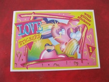 LOVE STICKERS introduct altes Stickerheft kpl. Stickerbüchlein Sticker Aufkleber