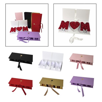 Mama leere Blumen Geschenkbox Verpackung Box Karton 16,9x7x2,6 Zoll