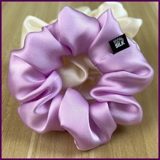 100 Mulberry Silk Hair Scrunchies Elastic Rubber Band Hair Ties Big Large