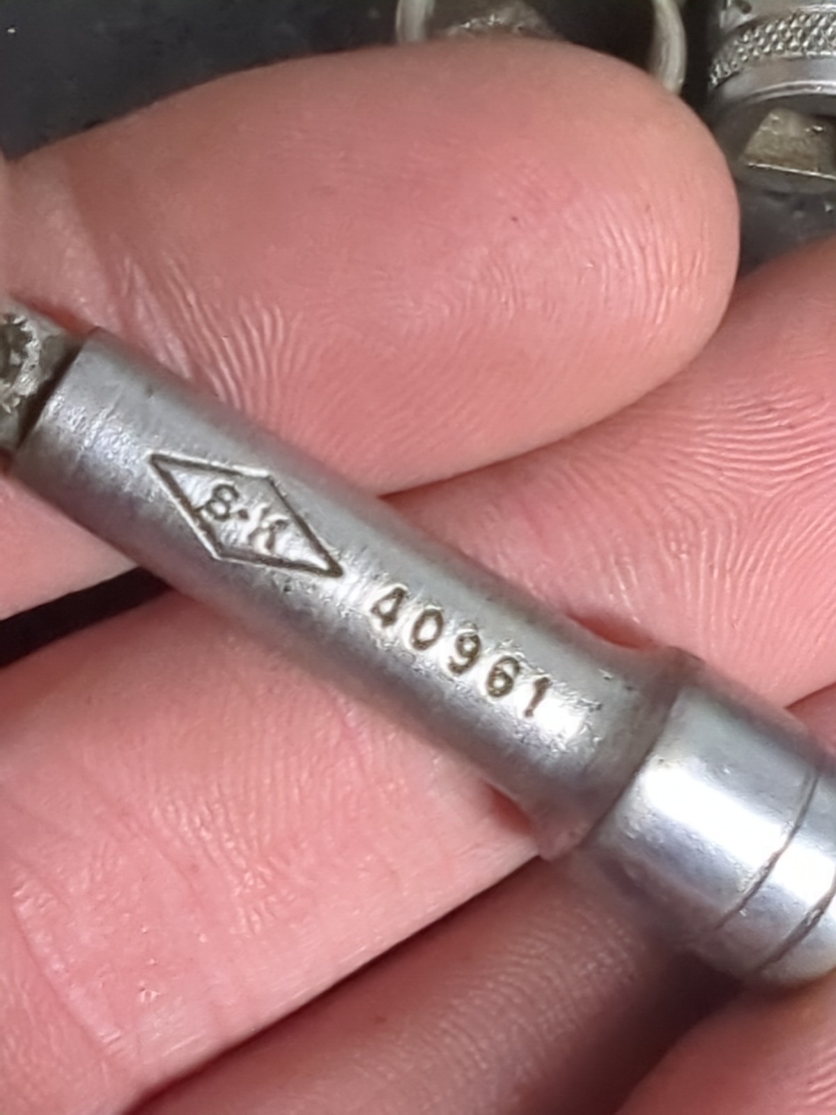 Vintage S-K Tools 16-piece 1/4" Drive Socket Set - USA