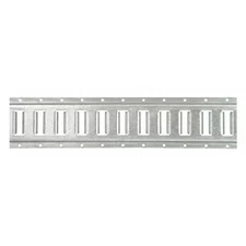 Ancra 48117216000-Gra Horizontal E-Track, Galvanized Finish