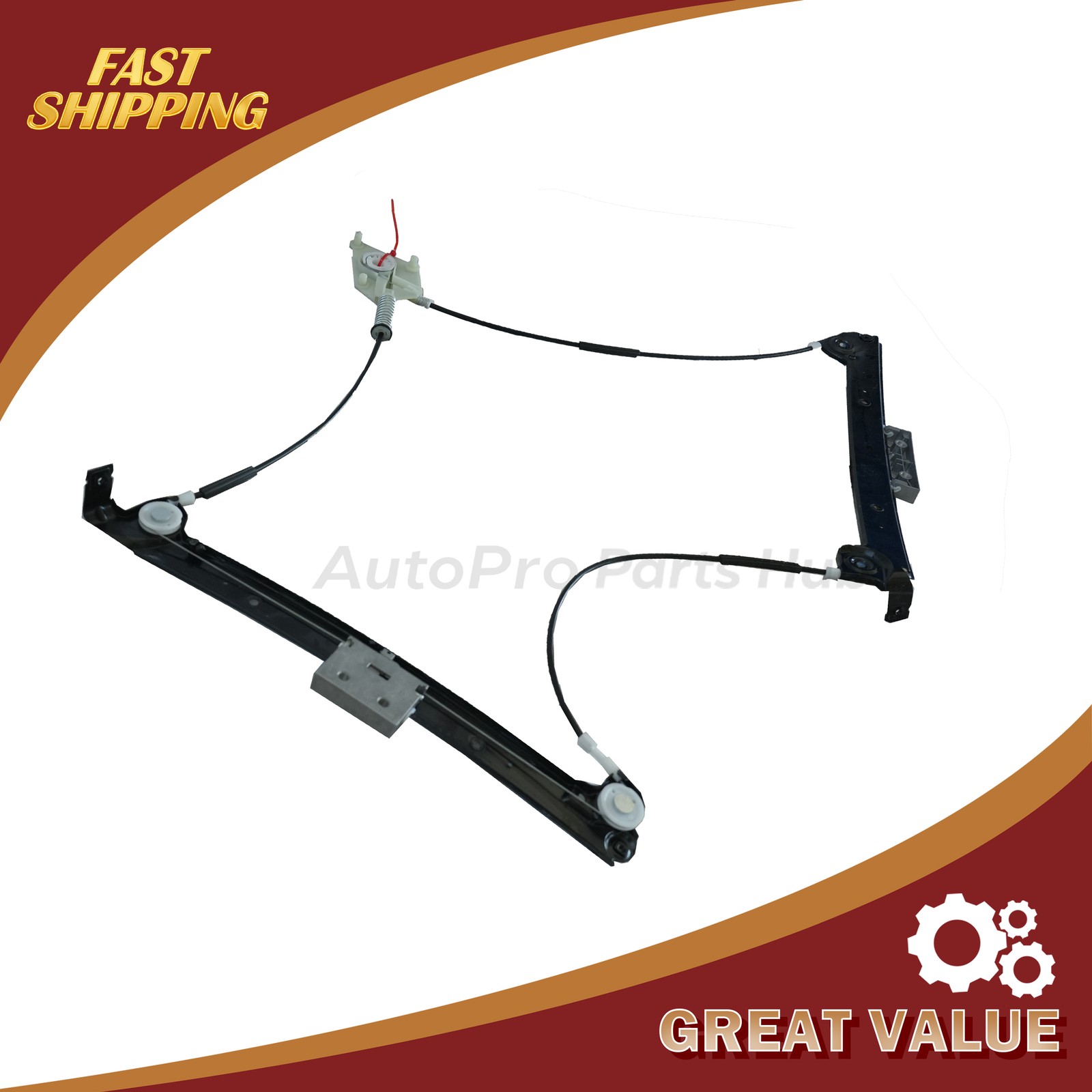 3W0837402J /H Fits 2004-2011 Bentley Continental GT Front Right Window Regulator
