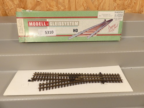 Pilz 85192 Weiche links H0 H0e Gleise Gleis Anlage Egger-Bahn Tillig Roco | Condition: Neu