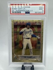 Marketplace image: 2022 Topps Chrome Bobby Witt Jr. #221 1/1 Superfractor RC  SP Rookie Royals