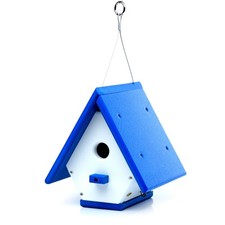 Wren Bird House Poly Lumber Easy Clean Out Design Weatherproof Hanging Cable ...