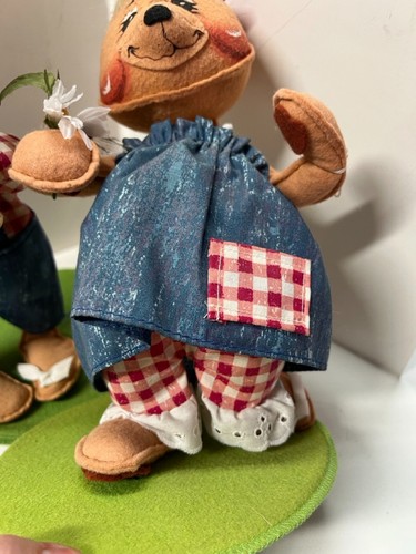 Vintage Annalee Dolls 10" Country Boy Girl Bears Honey Pot Bee 1997 - Picture 5 of 13