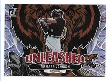 Termarr Johnson 2023 Panini Donruss Unleashed Vector #U1 - Pittsburgh Pirates