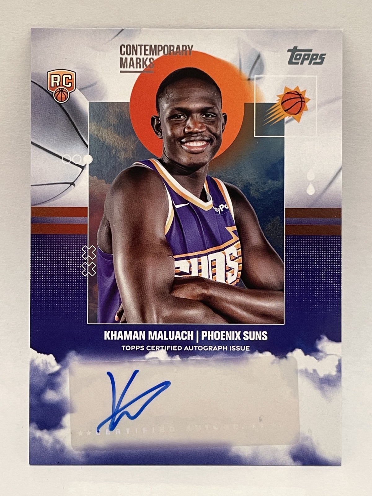 2025 Topps Flagship Khaman Maluach Contemporary Marks Rookie Auto