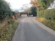 Photo 6x4 Road at Springhill Cottages Alkington Looking north-westward. c2016