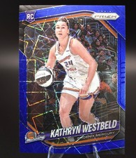 2025 Panini Prizm WNBA Kathryn Westbeld #29 Rookie Blue Velocity 