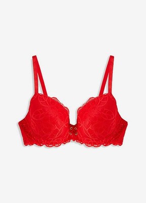 Bügel-BH Gr. 90 Cup E Erdbeere Damen-Bra Oberteil Neu*