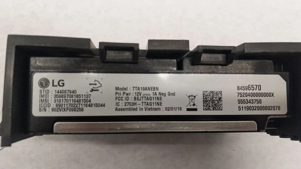 Chevrolet Spark 2019 módulo de comunicación chasis ECM 2306947 Foto 3 de 4