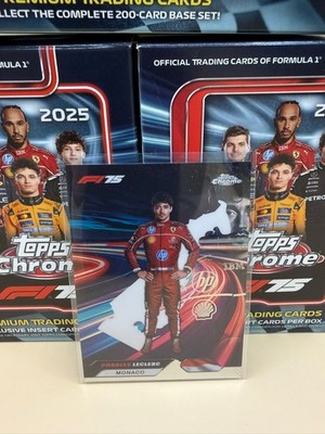 2025 Topps Chrome F1 Formula 1 Charles Leclerc Neon Nations SP NN-2 Case Hit F1