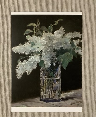 1 Postkarte, Der Fliederstrauss, Eduard Manet, Blumen, Frühling, Neu