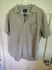 5.11 Tactical Series Men Khaki Short Sleeve Button Up Shirt Sz Large