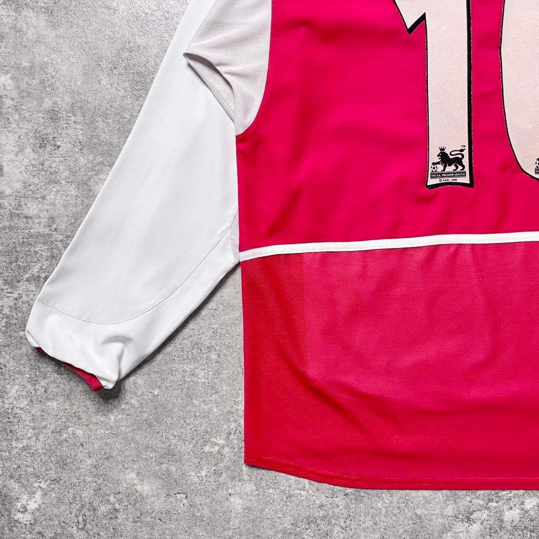 Official Player Issue Arsenal Home Long Sleeve Jersey 2002 2004