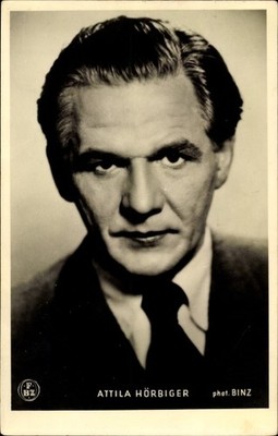 Postcard actor Attila Hörbiger, portrait, tie, FBZ Verlag - 3533450