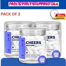 3 Bottles Cheers Restore Supplement w/ DHM + ...