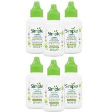 Simple Calming Moisturiser Skin Cream 6 x 50ml