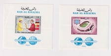 (Ras al khaima)1966 world cup two s/s MNH      x232