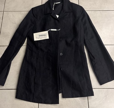 Max Mara Navy Blue Light Blazer Jacket US 4 Maxmara New With Tags Ladies