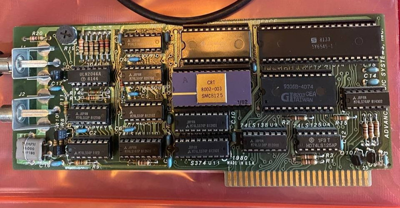 ✅  ⌘ Apple II ALS Smarterm 80 Column Card  , Tested , Working