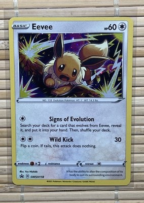 Eevee SWSH Black Star Promos SWSH118