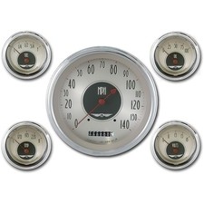 Classic Instruments 5 Gauge Set 4 58 Speedometer 2 18 Fuel Oil Temp Volt Classic Instruments 5 Gauge Set 4 58 Speedometer 2 18 Fuel Oil Temp Volt