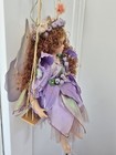 Porcelain Angel Doll Hanging Swing Cathay Collection — photo 7