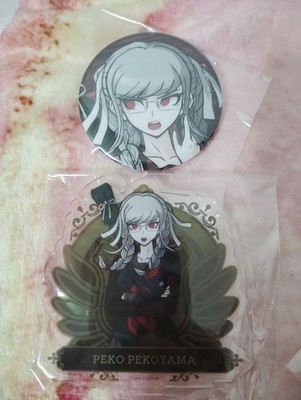 Super Danganronpa 2 Peko Acryl Ständer & Dosenabzeichen Eben Set