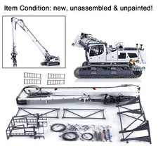 LESU Metal 1/14 RC Full Hydraulic Excavator LR960 KIT DIY Demolition Arm Model