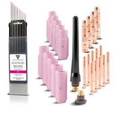 STAHLWERK WIG TIG Verschleißteile Set 36 Teile WP SR Binzel 17 18 26