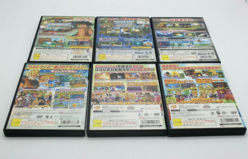 LOT of 6 PS2 DRAGON BALL Z/Z2/Z3/Sparking/Sparking NEO/Sparking METEOR - Image 2 of 4