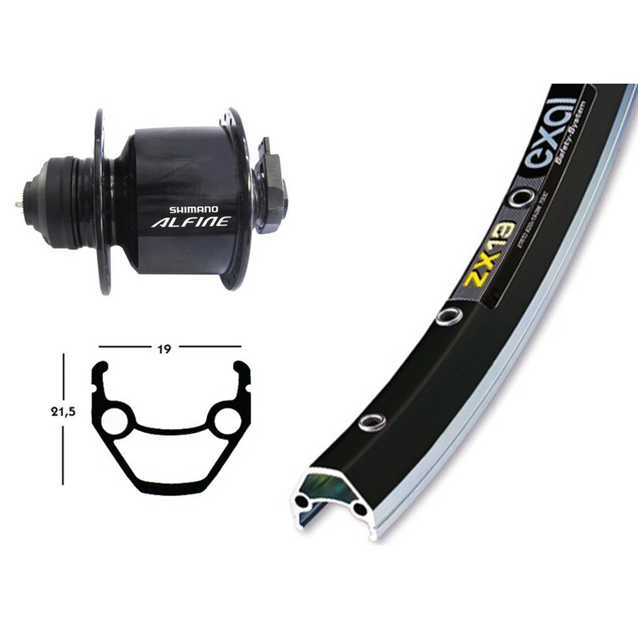 Alfine dynamo cheap hub